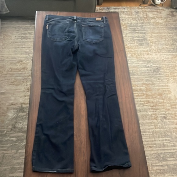 Paige size 34 jeans with light factory wear. - Picture 8 of 10